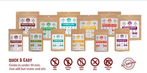 Nomad Nutrition - Indian Red Lentil Stew - Plant-Based Dehydrated Meal - Single Pack - Image 7