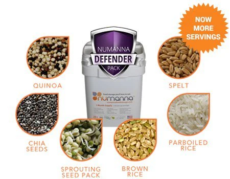 NuManna - 204 Meal Emergency Survival Food Storage Kit - Image 2