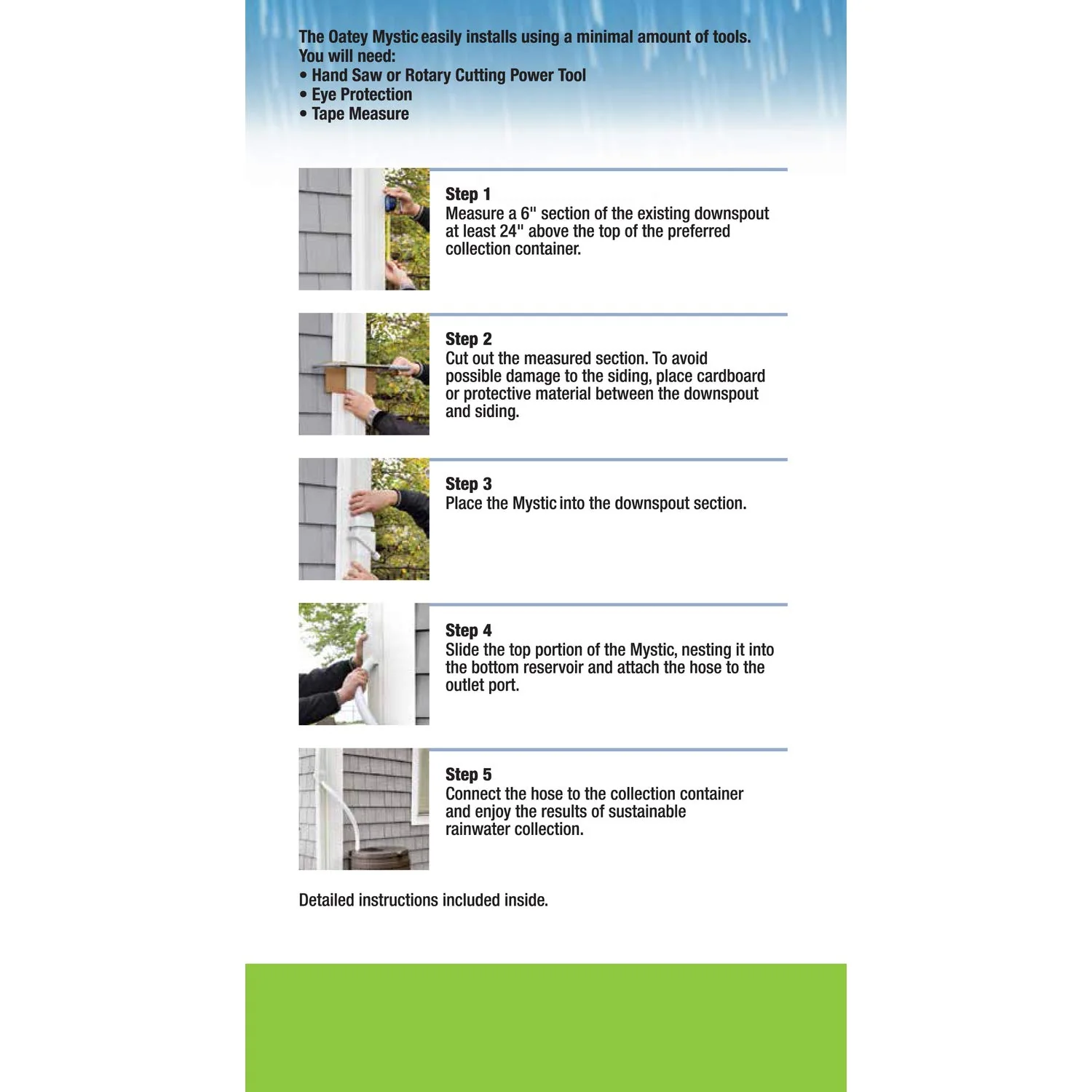 Oatey - Mystic™ Rainwater Collection System - Image 7