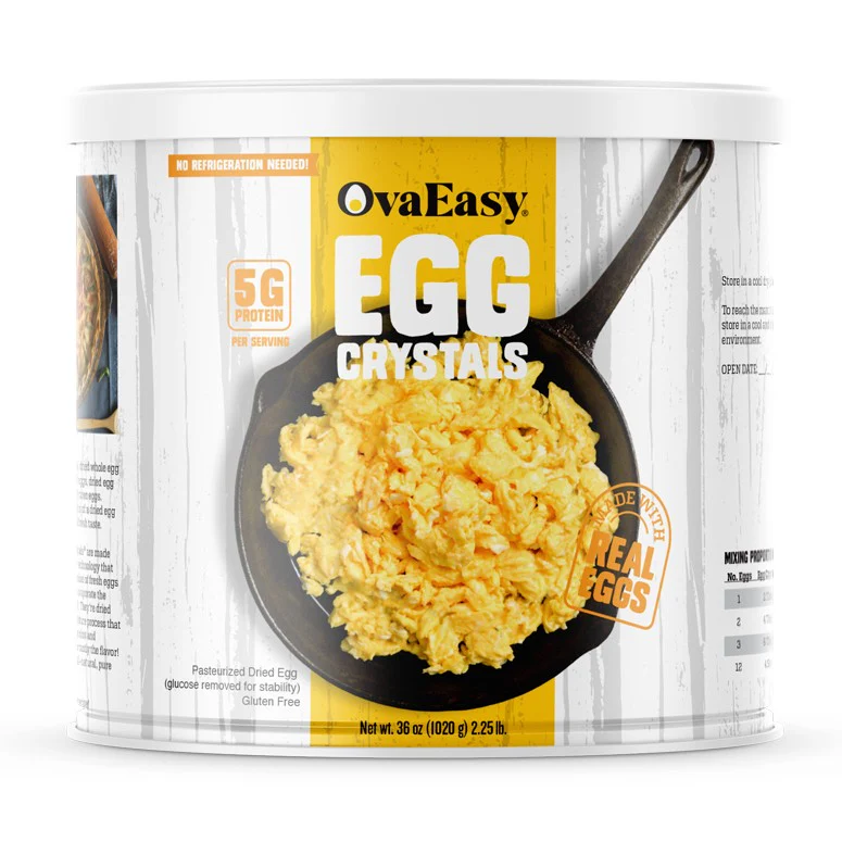 OvaEasy Eggs 36 oz 6 (Case of Six) #10 Cans - 576 Total Servings - Image 4