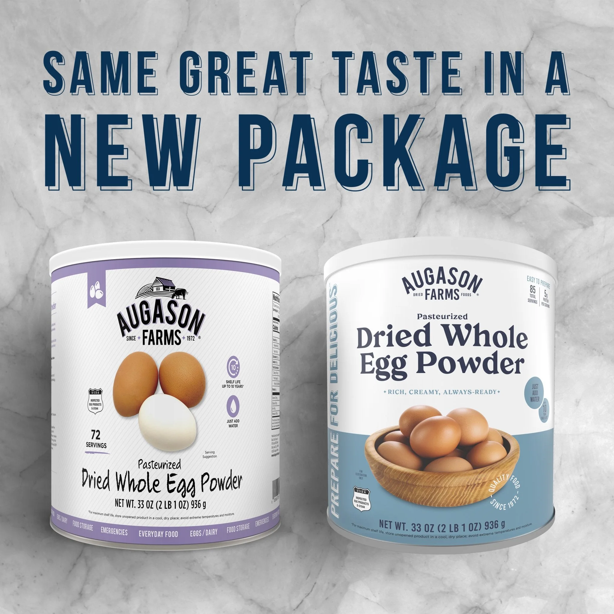 Pasteurized Dried Whole Egg Powder Can, 85 Servings - Image 4