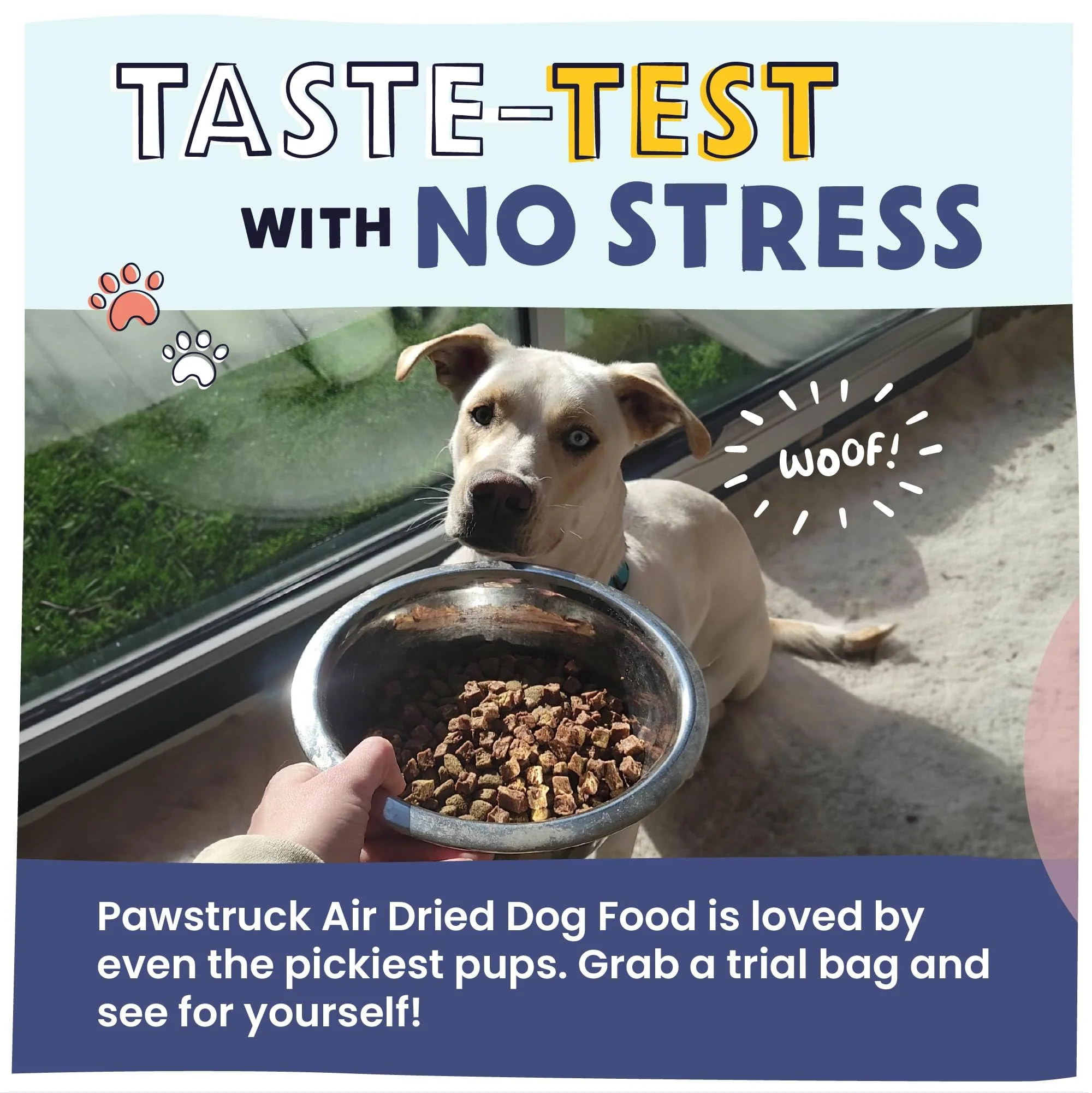 Pawstruck - Air Dried Premium Dog Food with Real Beef - 2lb Bag - Image 6