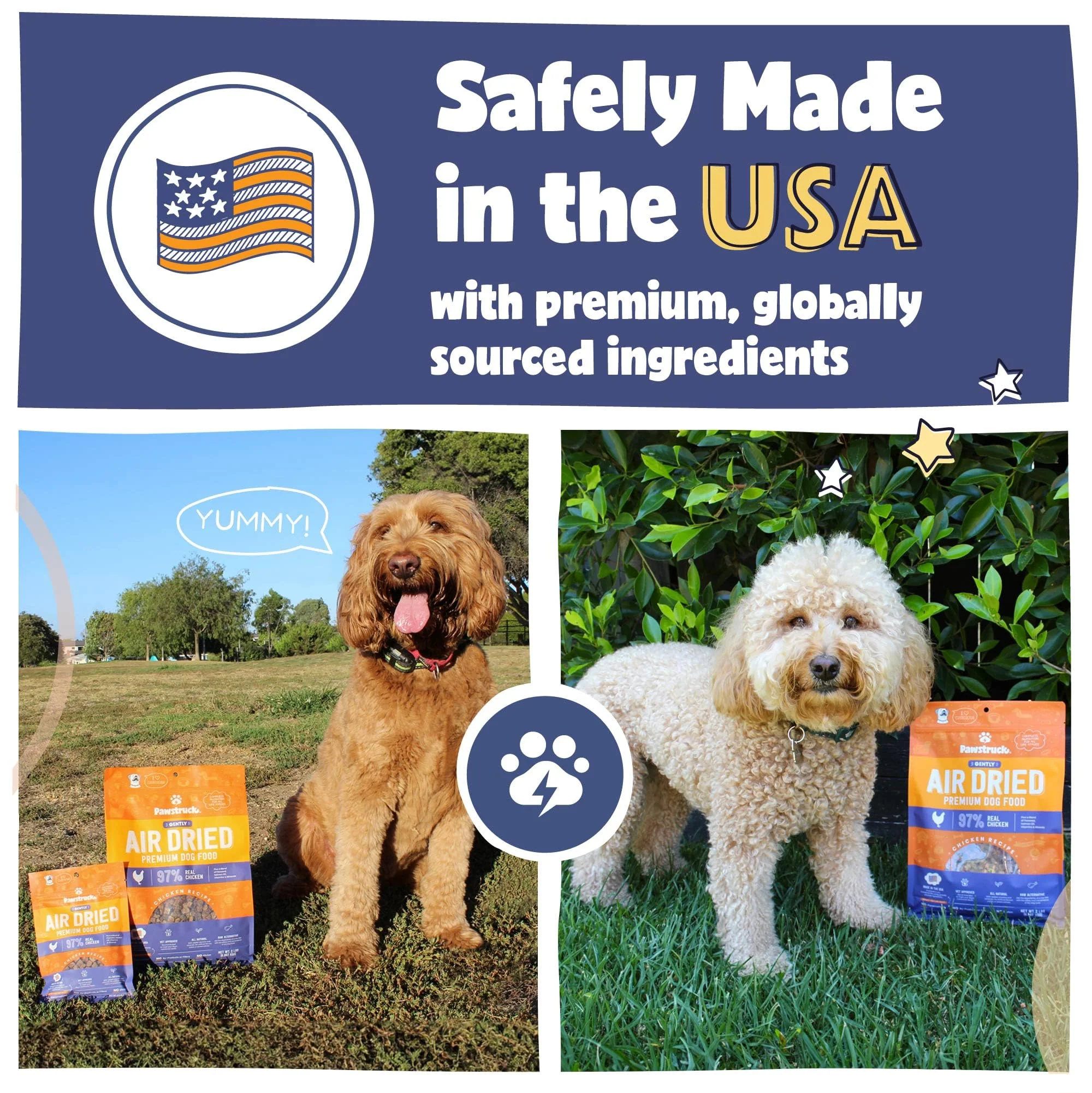 Pawstruck - Air Dried Premium Dog Food with Real Chicken - 2lb Bag - Image 5