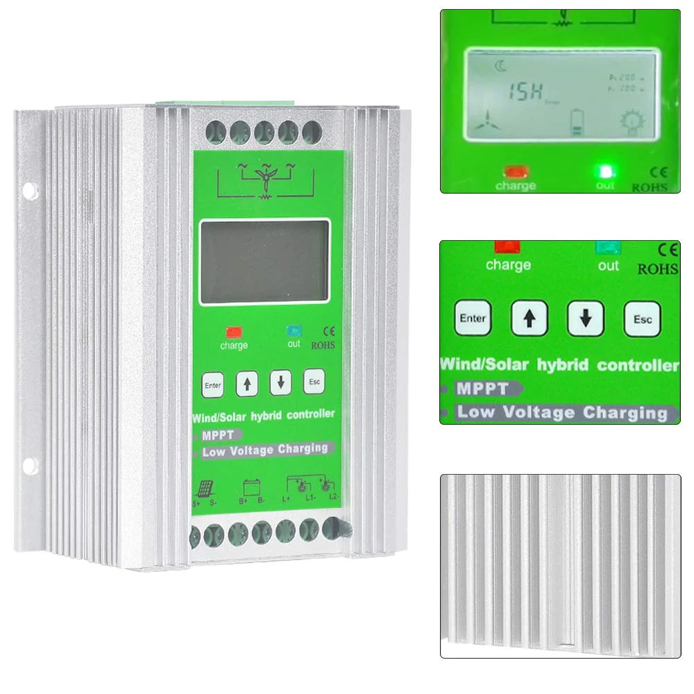 Pikasola - 1400W 12/24v Wind Turbine - Charge Controller - Image 4