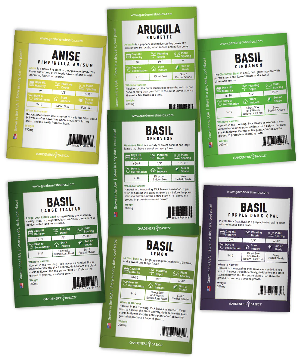 Popular Herb Seeds for Planting | 35 Variety Pack - Image 2