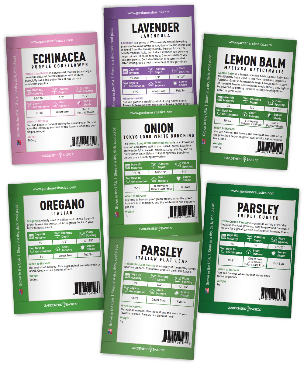 Popular Herb Seeds for Planting | 35 Variety Pack - Image 5