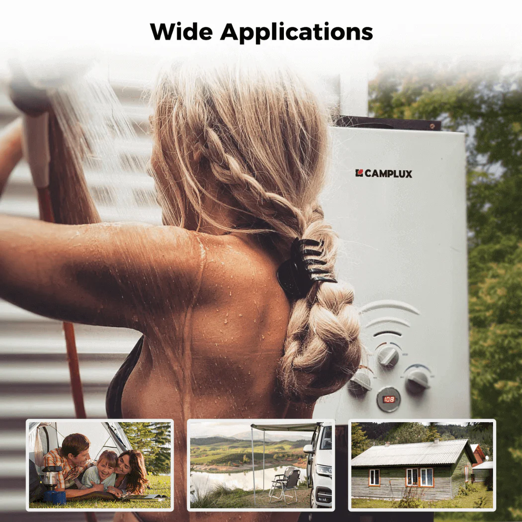 Portable Water Heater, Camplux 1.58 GPM Tankless Gas Water Heater - Image 8
