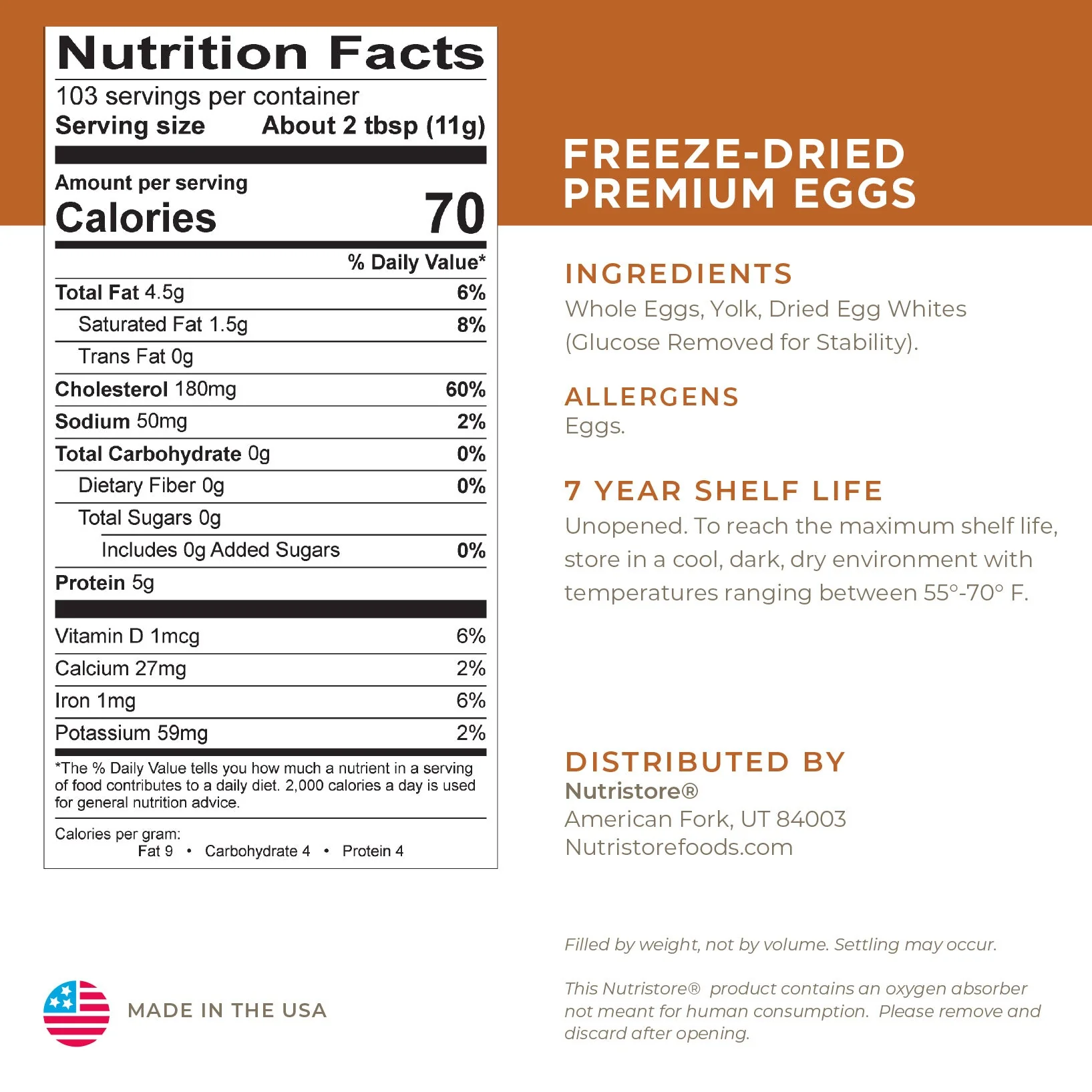 Premium Egg Mix - #10 Can - Image 2