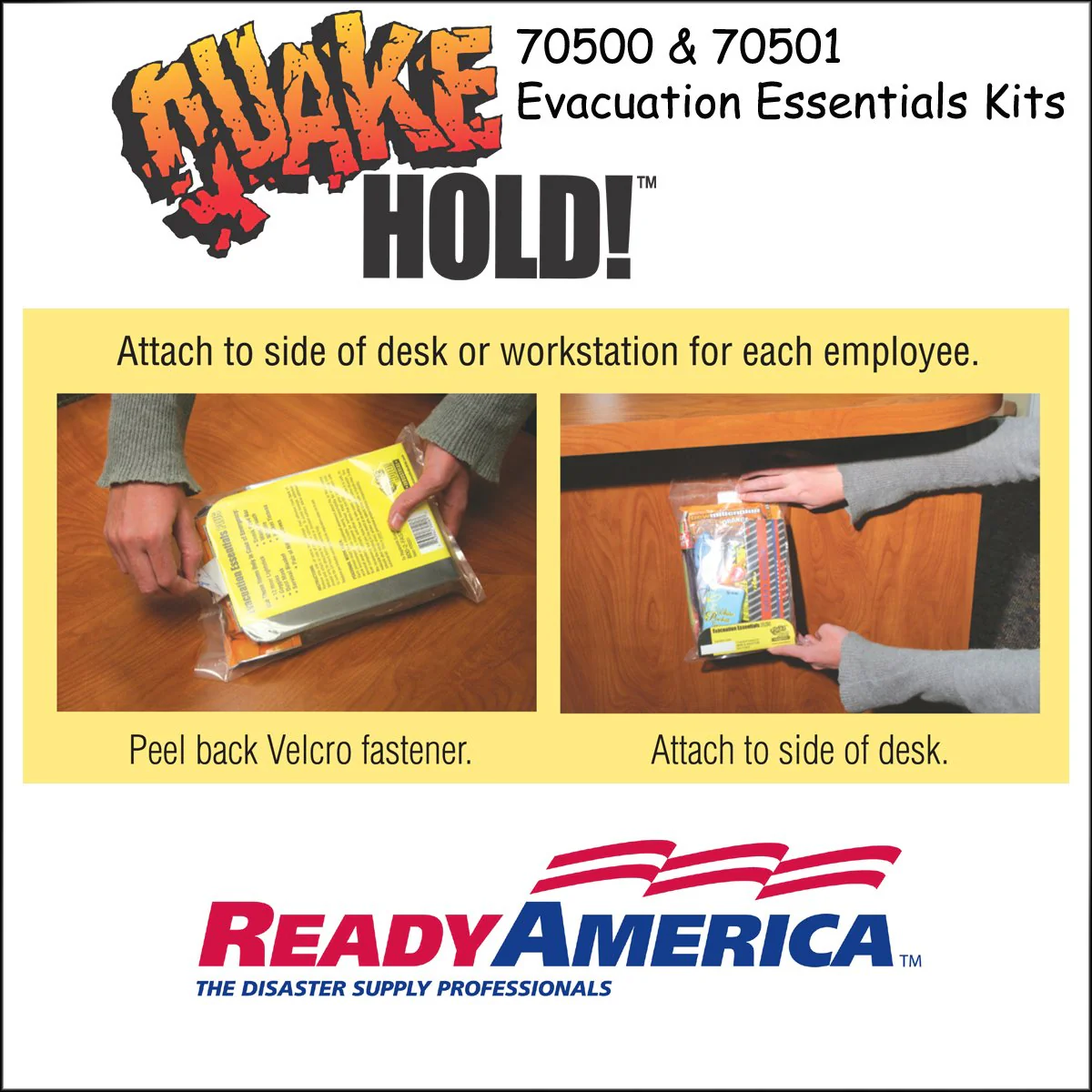 QuakeHOLD! Evacuation Essentials Plus Kit - Image 2