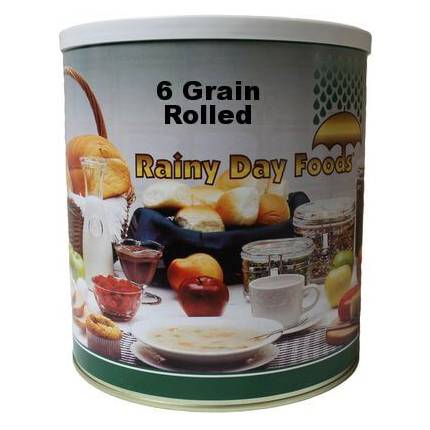 Rainy Day Foods 6 Grain Rolled 48 oz. #10 Can - 24 Servings