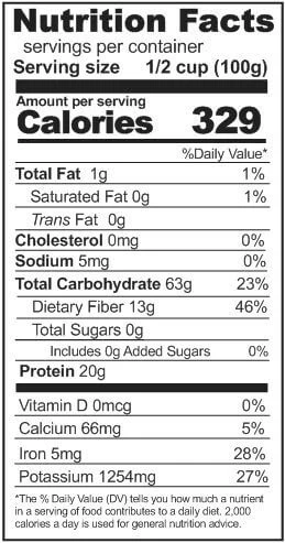 Rainy Day Foods Non-GMO Adzuki Beans Natural 1.5 lb. Mylar Bag - 7 Servings - Image 3