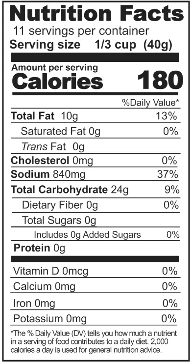 Rainy Day Foods Alfredo Sauce Mix 16 oz. #2.5 Can - 11 Servings - Image 6