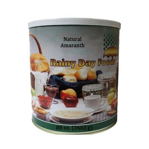 Rainy Day Foods Non-GMO Amaranth Natural 88 oz. #10 Can - 26 Servings
