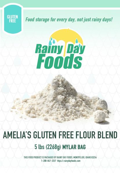 Rainy Day Foods - Amelia's Flour Blend - 5 lb. Mylar bag - Image 3
