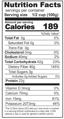Rainy Day Foods Baby Lima Beans 25 lbs. Bag - 113 Servings - Image 3