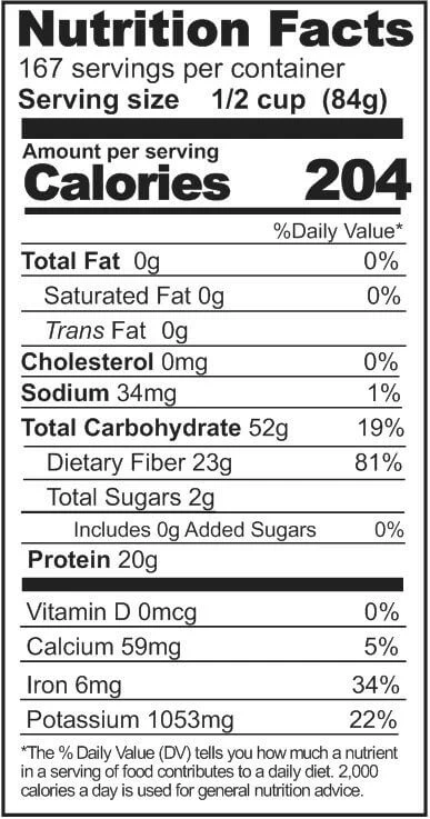 Rainy Day Foods Blackeye Beans 5 Gallon 31 lb. Super Pail - 167 Servings - Image 4