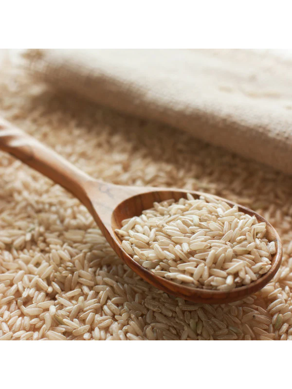 Rainy Day Foods Non-GMO Brown Rice Long #10 Cans - 6 Pack - Image 2