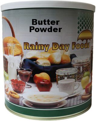 Rainy Day Foods Butter Powder #10 Cans - 6 Pack