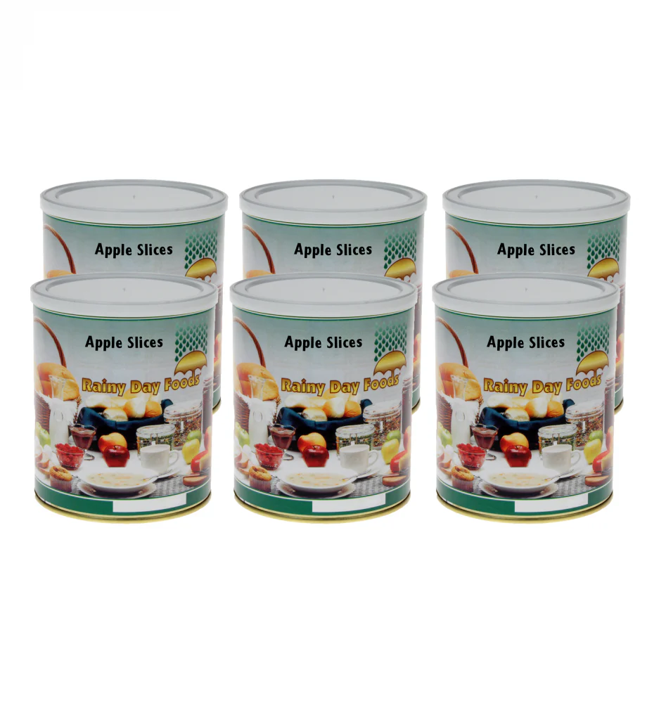 Rainy Day Foods Dehydrated Apple Slices #2.5 Cans - 6 Pack