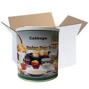 Rainy Day Foods Non-GMO Dehydrated Cabbage #10 Cans - 6 Pack - Image 4