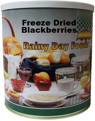 Rainy Day Foods - Freeze Dried Blackberries-whole #2.5 cans - 6 Pack - Image 3