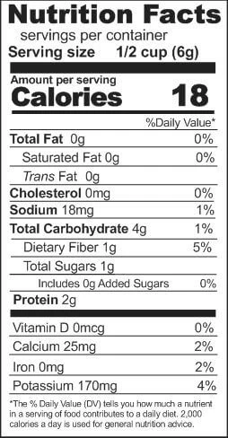 Rainy Day Foods Non-GMO Freeze-Dried Broccoli #2.5 Cans - 6 Pack - Image 4