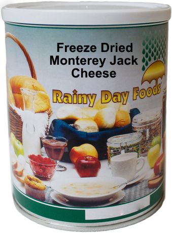 Rainy Day Foods - Freeze Dried Monterey Jack Cheese 10 oz. #2.5 can - Image 3