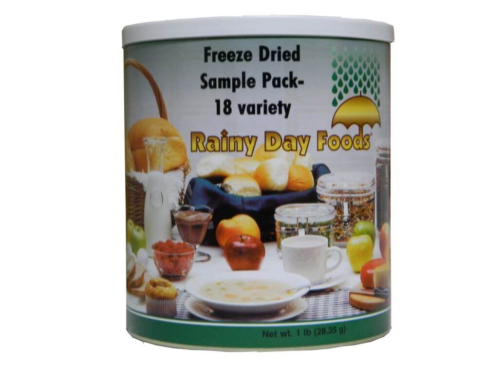 Rainy Day Foods Freeze-Dried Sample Pack 8 oz. #10 Can - Image 2