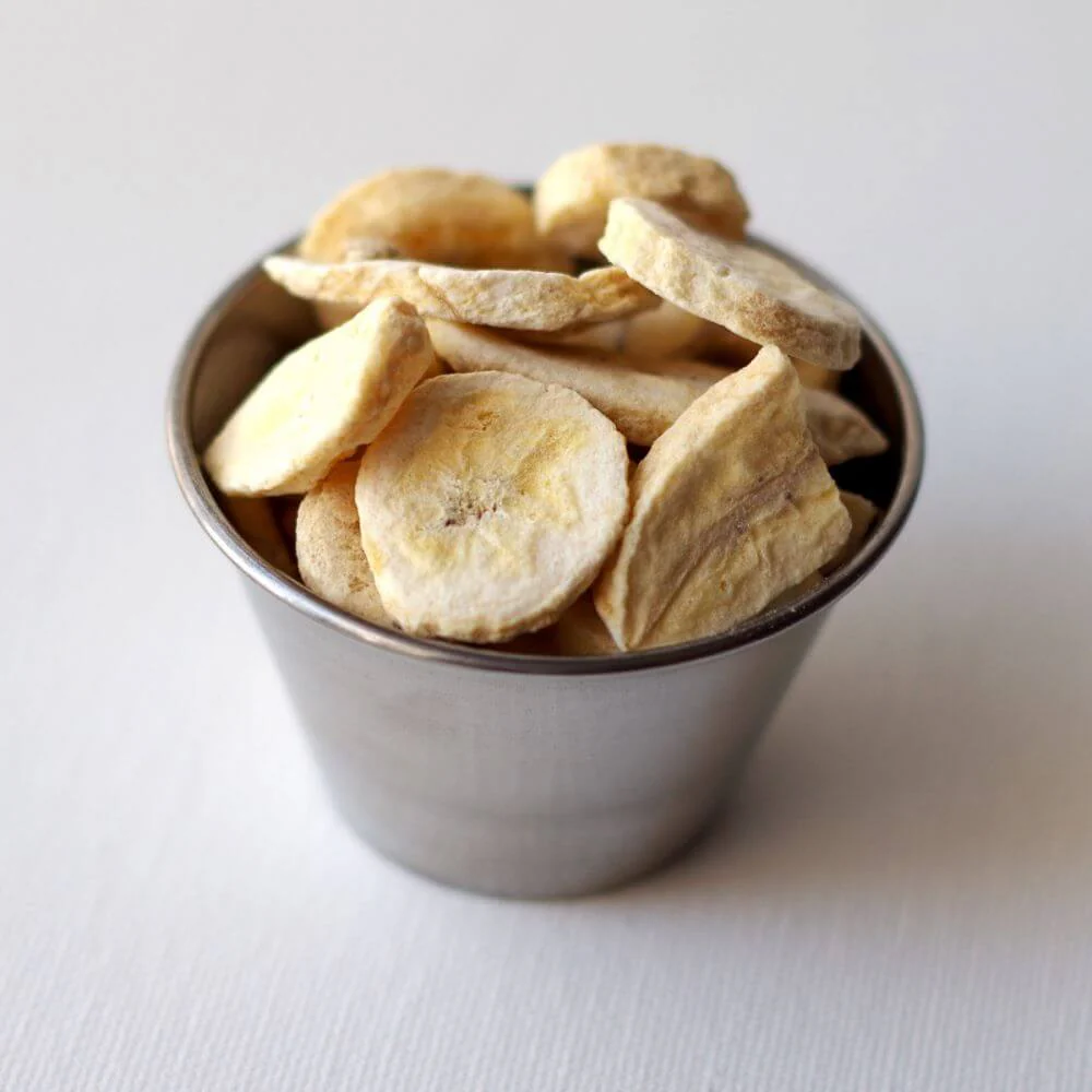 Rainy Day Foods Non-GMO Freeze-Dried Sliced Bananas #10 Cans - 6 Pack - Image 2