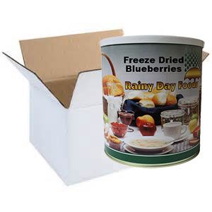 Rainy Day Foods Non-GMO Freeze-Dried Whole Blueberries #10 Cans - 6 Pack - Image 4