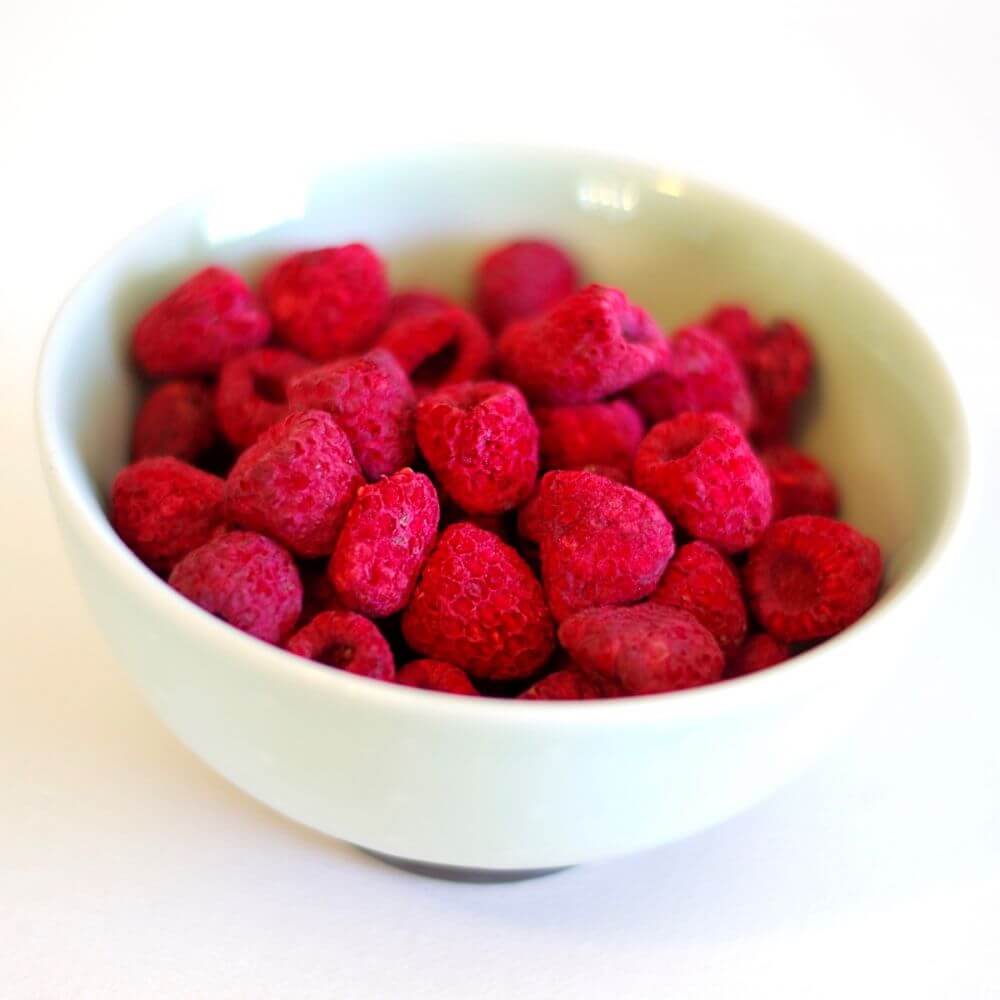 Rainy Day Foods Non-GMO Freeze-Dried Whole Raspberries 9 oz. #10 Can - 22 Servings - Image 2