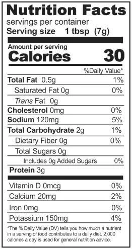 Rainy Day Foods Imitation Bacon Flavored Bits TVP (Textured Vegetable Protein) 36 oz. #10 Can - 146 Servings - Image 4