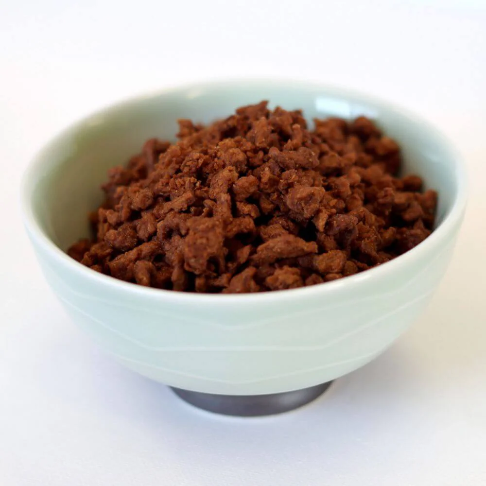 Rainy Day Foods Imitation Sausage Flavored Bits TVP (Textured Vegetable Protein) 5 Gallon 16 lb. Super Pail - 256 Servings - Image 2