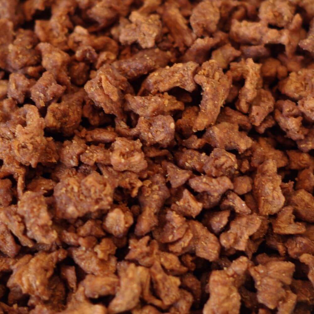 Rainy Day Foods Imitation Sausage Flavored Bits TVP (Textured Vegetable Protein) #10 Cans - 6 Pack - Image 2