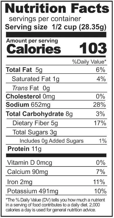 Rainy Day Foods Imitation Taco Flavored Bits TVP (Textured Vegetable Protein) 12 oz. #2.5 Can - 12 Servings - Image 3