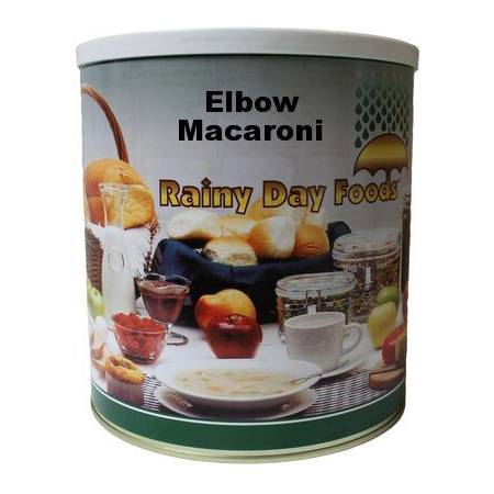 Rainy Day Foods Macaroni Elbows 50 oz. #10 Can - 25 Servings