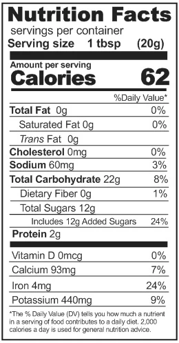 Rainy Day Foods Molasses Powder 5 lb. Mylar Bag - 113 Servings - Image 3