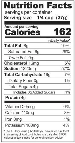 Rainy Day Foods Dehydrated Nacho Cheese Sauce Mix 14 oz. #2.5 Can - 11 Servings - Image 3