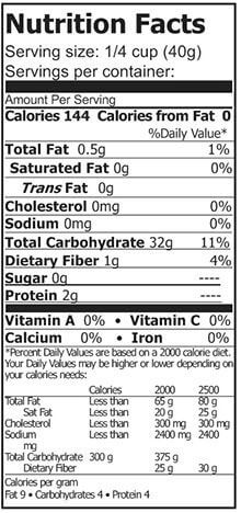 Rainy Day Foods Non-GMO White Rice Flour 64 oz. #10 Can - 45 Servings - Image 4