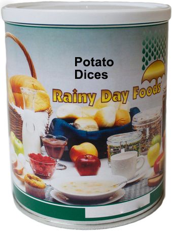 Rainy Day Foods - Potato Dices 8 oz. #2.5 can - Image 2