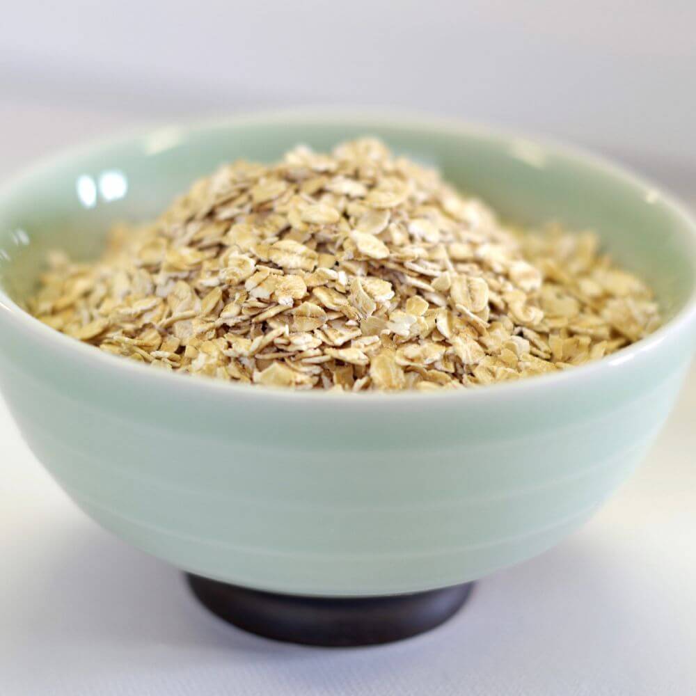 Rainy Day Foods Quick Rolled Oats Natural 5 Gallon 19 lb. Super Pail - 319 Servings