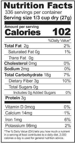 Rainy Day Foods Regular Rolled Oats #10 Cans - 6 Pack - Image 4