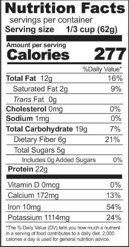 Rainy Day Foods Soy Beans Natural 1.5 lb. Mylar Bag - 11 Servings - Image 3