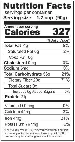Rainy Day Foods Split Green Peas 5 Gallon 37 lb. Super Pail - 187 Servings - Image 4