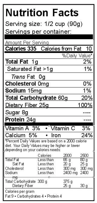 Rainy Day Foods Split Yellow Peas 25 lbs Bag - 126 Servings - Image 4