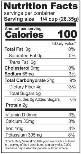 Rainy Day Foods Dehydrated Sweet Potato Dices 40 oz. #10 Can - 40 Servings - Image 4