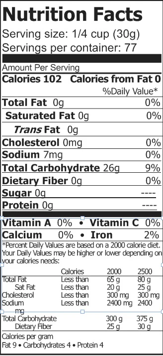 Rainy Day Foods Tapioca Starch 5 lb. Mylar Bag - 77 Servings - Image 4