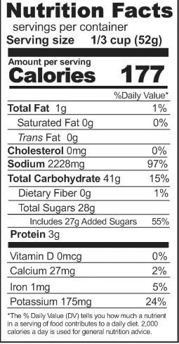 Rainy Day Foods Teriyaki Sauce Mix 16 oz. #2.5 Can - 9 Servings - Image 4