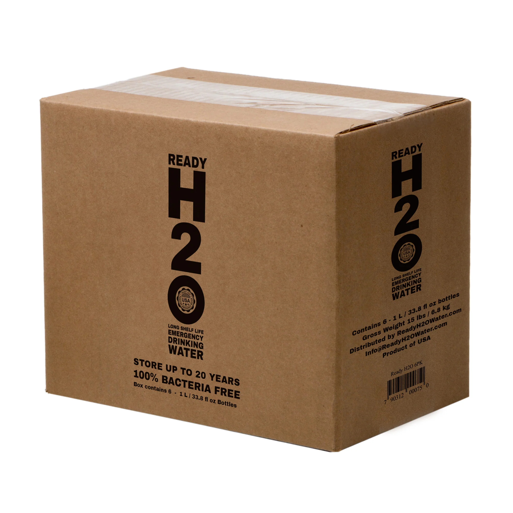 Ready H2O - One-Liter Bottles - 6 Pack - Image 5