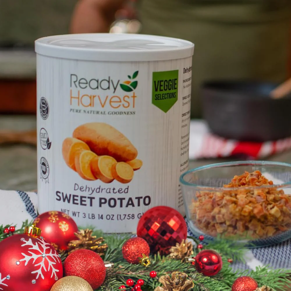 Ready Harvest Dehydrated Sweet Potatoes - 30 Year Shelf Life - #10 Can - Image 3